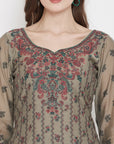 ORGANIC COTTON WOVEN TUSH DRESS MATERIAL WITH DUPATTA