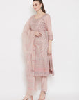ORGANIC COTTON WOVEN PARA DRESS MATERIAL WITH DUPATTA