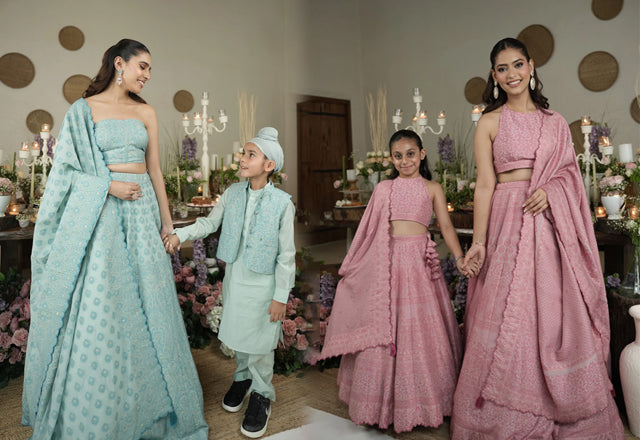 Indian ethnic wear designed for mothers and their little ones 