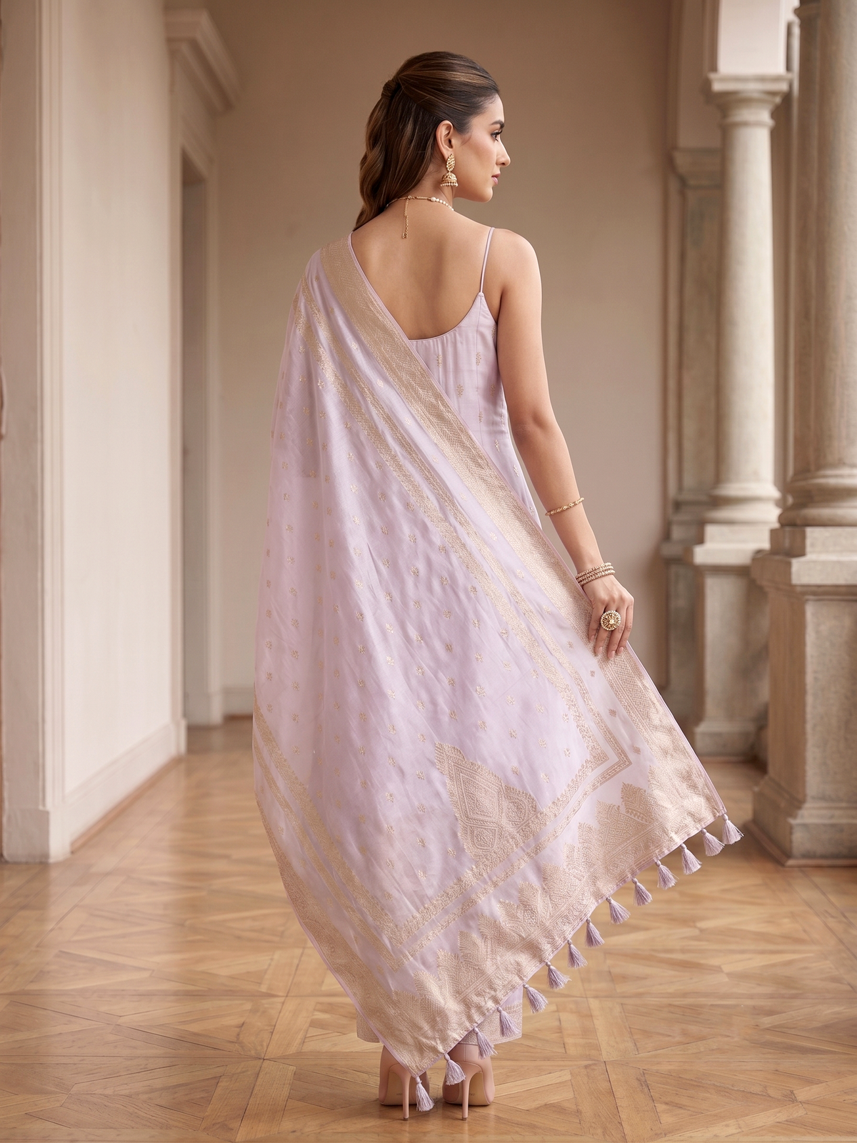 THE LILAC BEHNAAZ ANARKALI