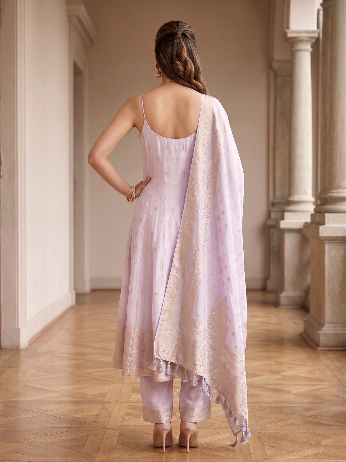 THE LILAC BEHNAAZ ANARKALI