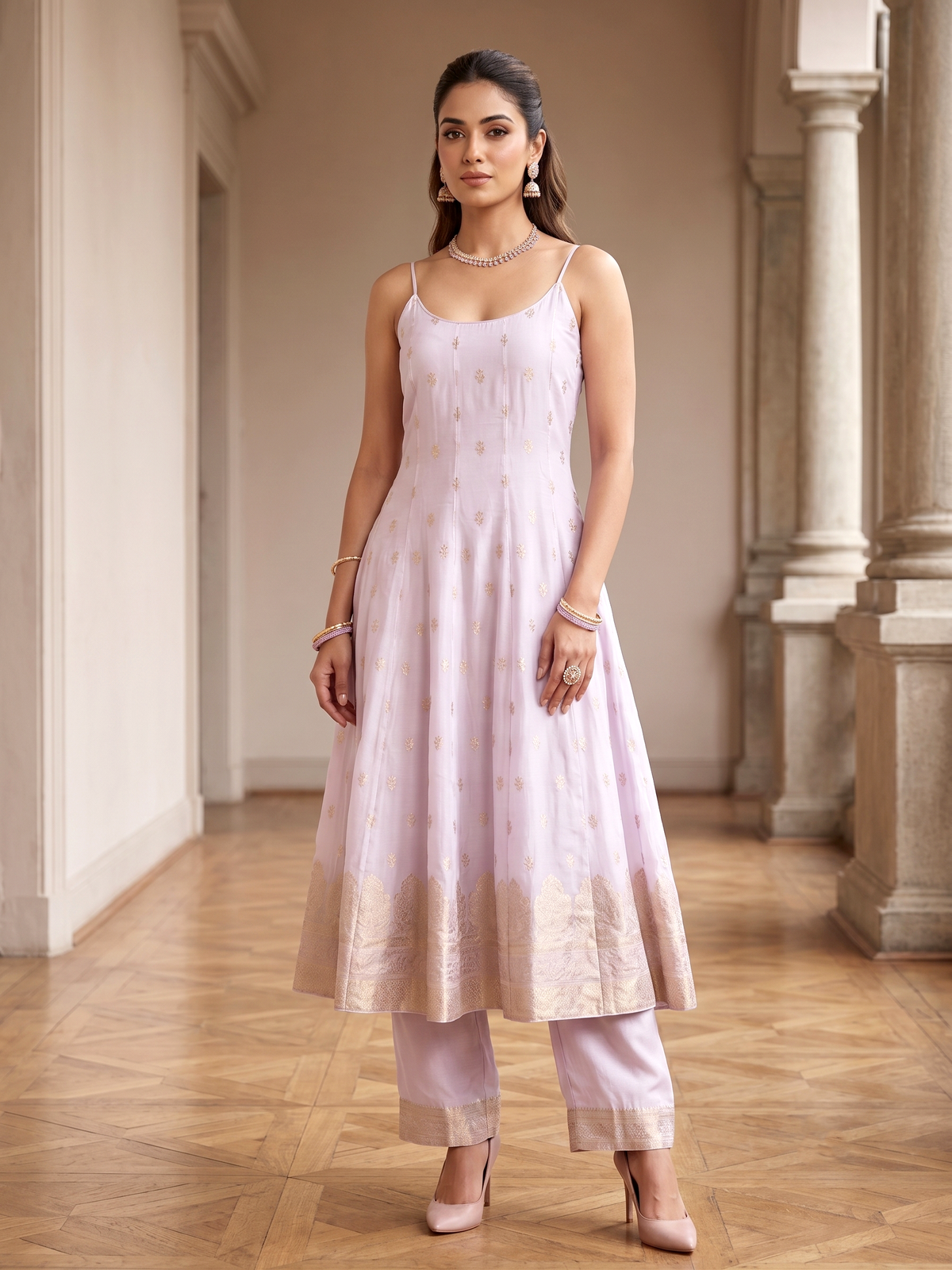 THE LILAC BEHNAAZ ANARKALI