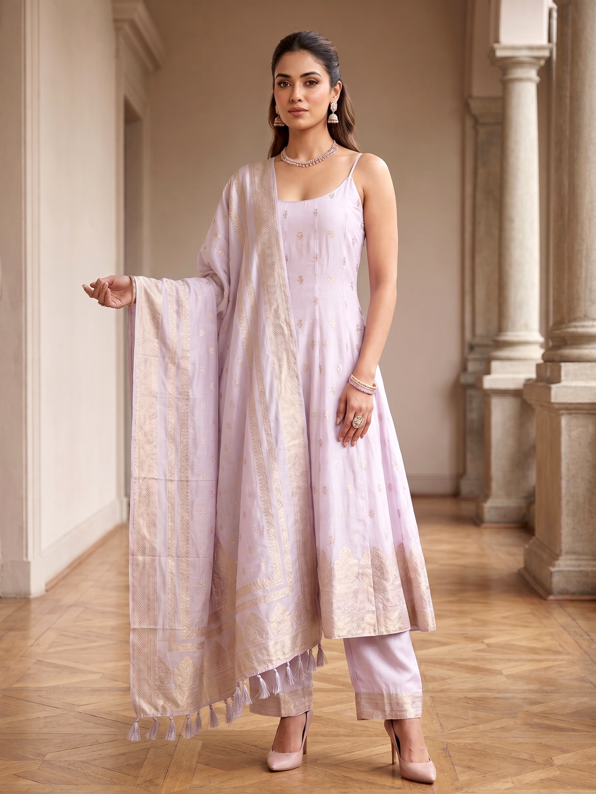 THE LILAC BEHNAAZ ANARKALI