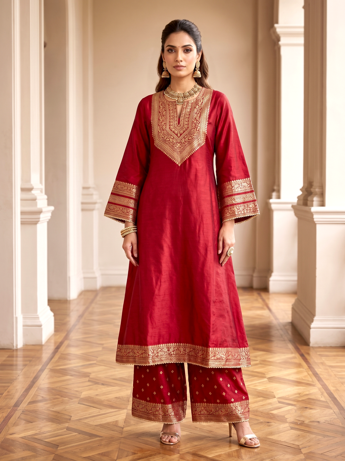 The Suhana Suit - Red