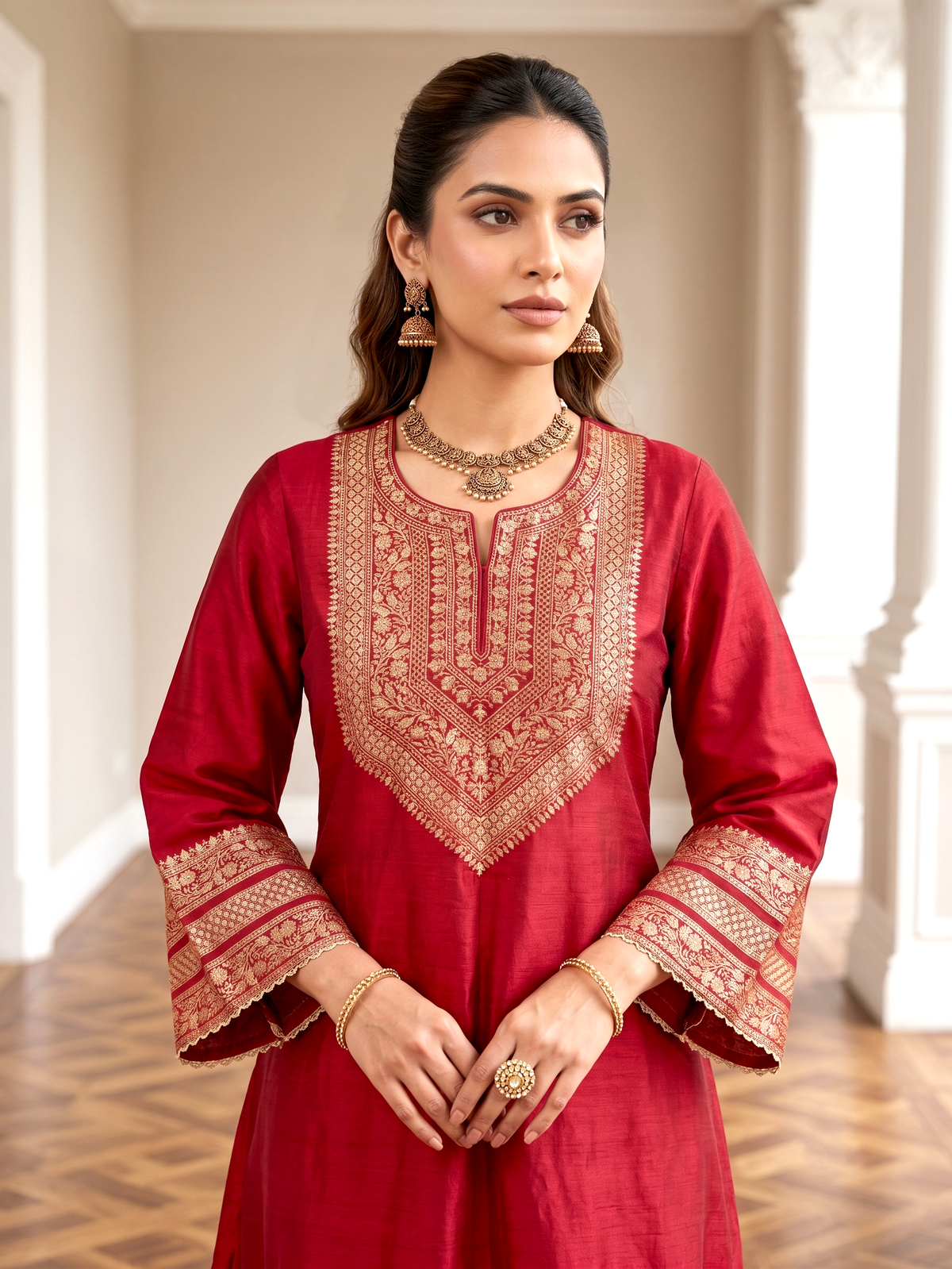 The Suhana Suit - Red
