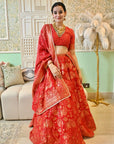 DEEPTI DHILLON IN  LAAL HIRAYA LEHENGA