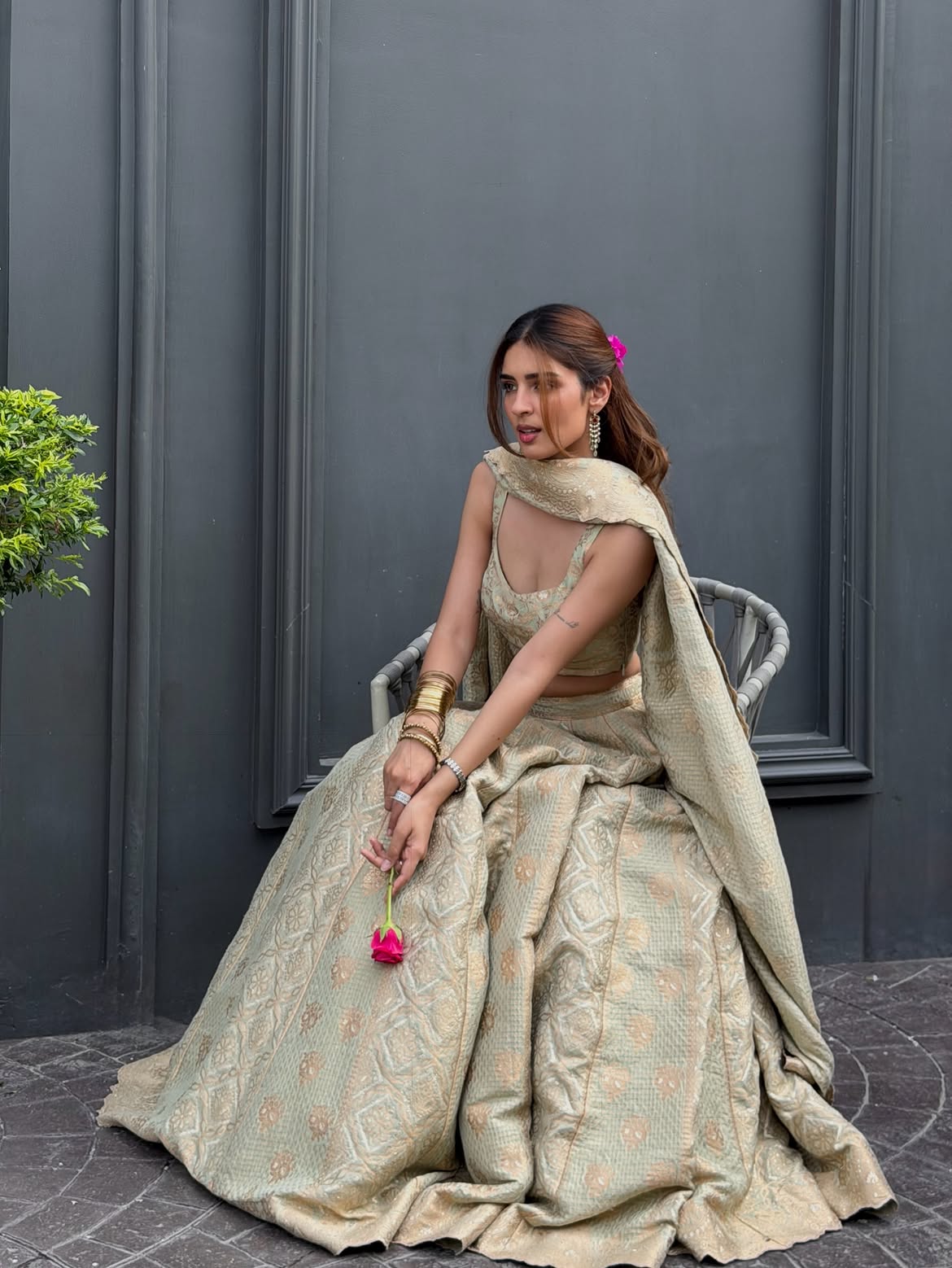 ABABEEL KAUR SIDHU IN PISTA KAJU BARFI