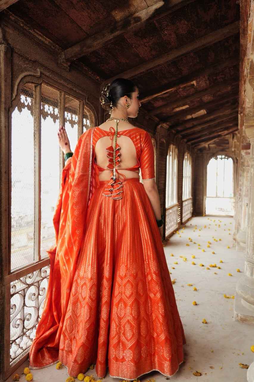 THE NARANGI BENAZIR LEHENGA