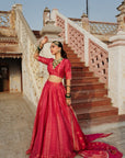 THE GULAABI HEERA LEHENGA