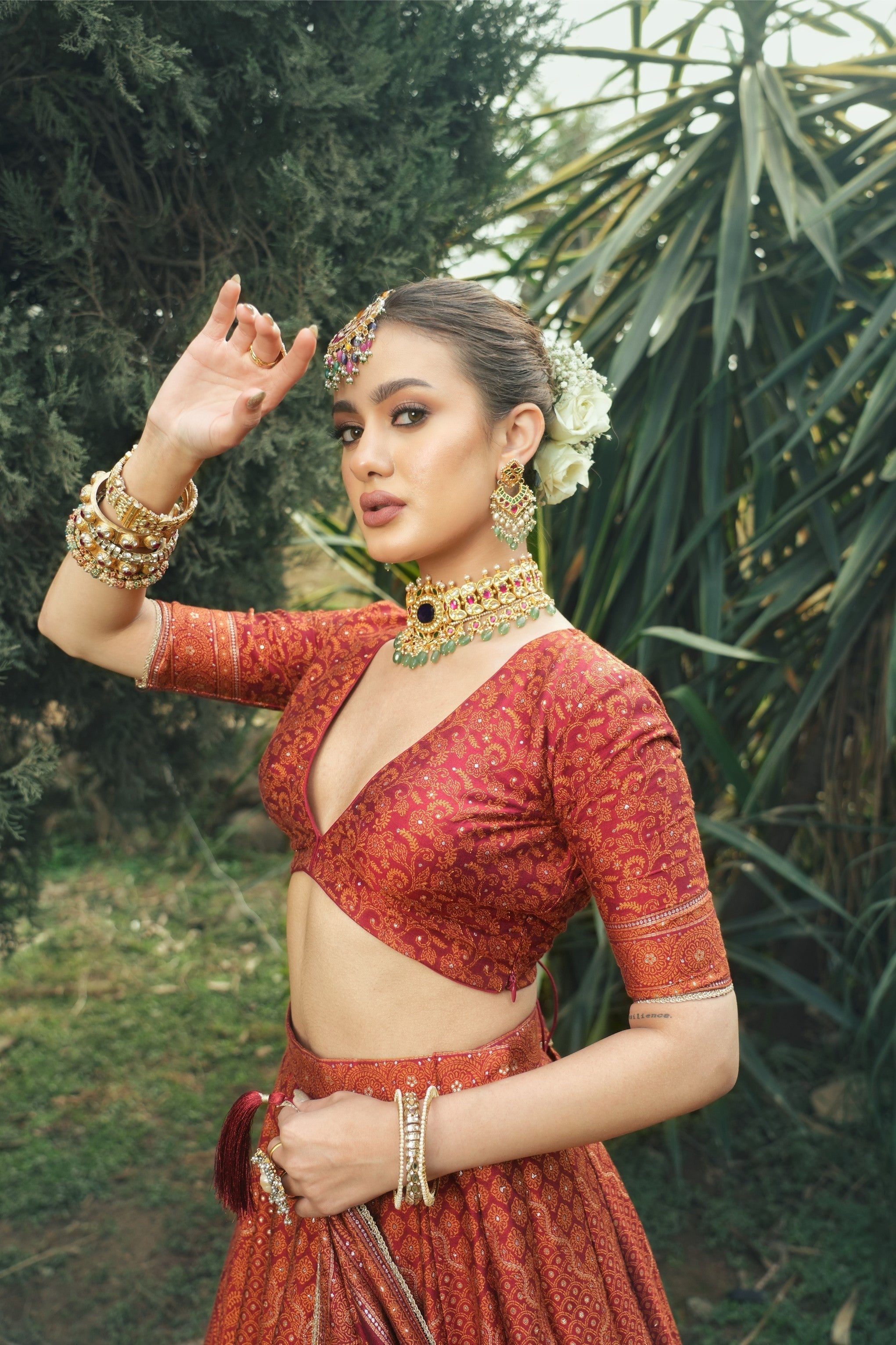 The Qalb Lehenga