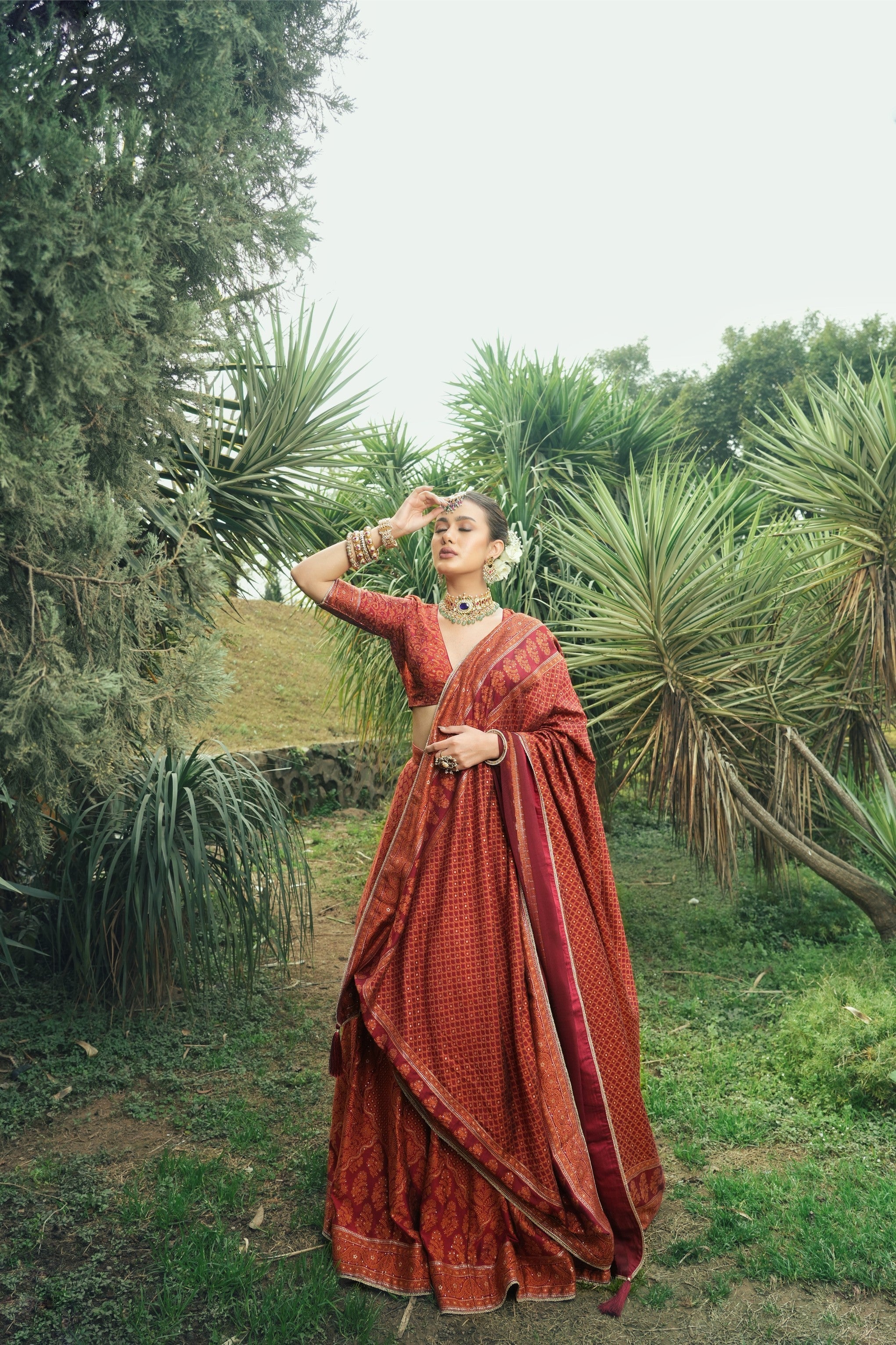 The Qalb Lehenga