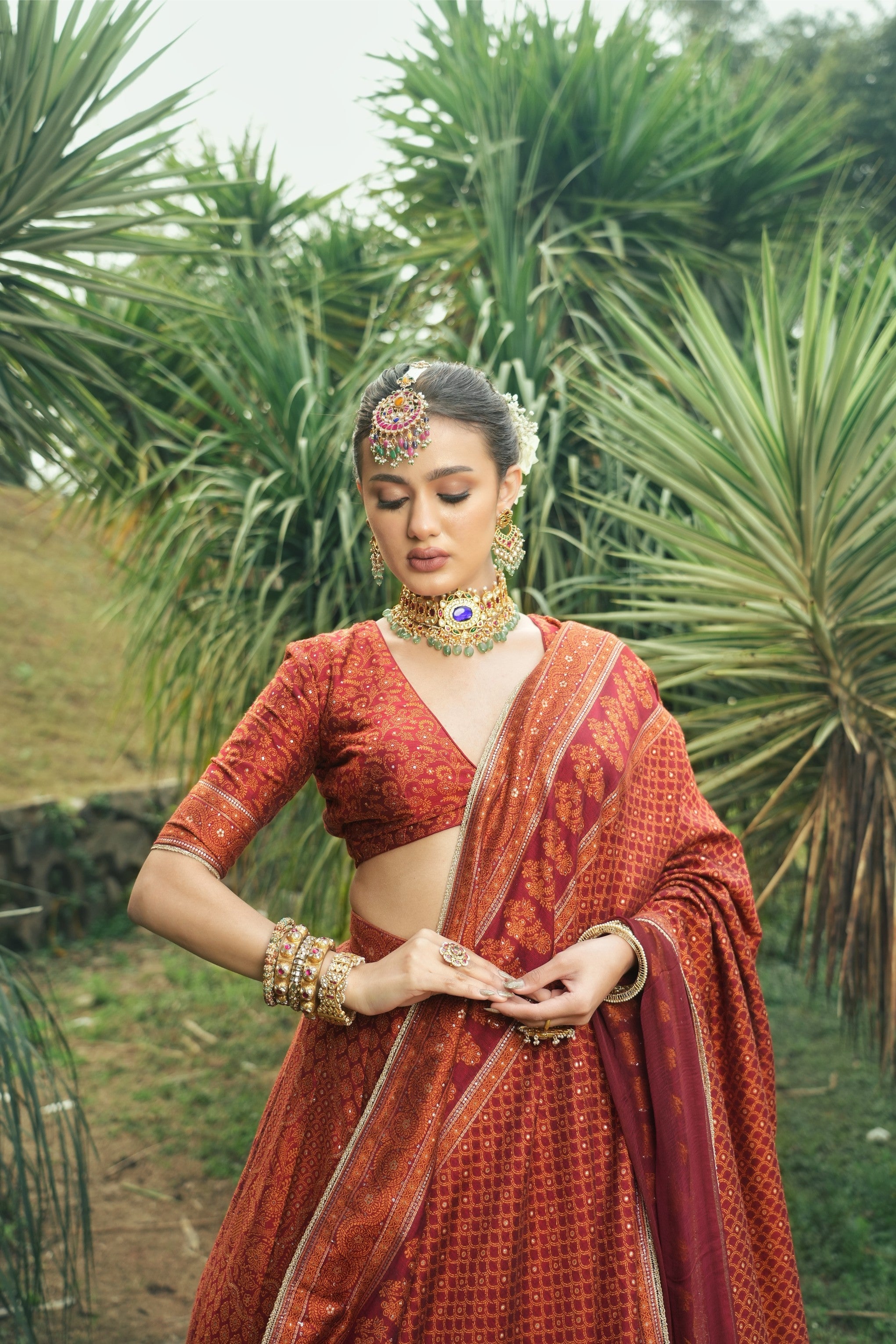The Qalb Lehenga