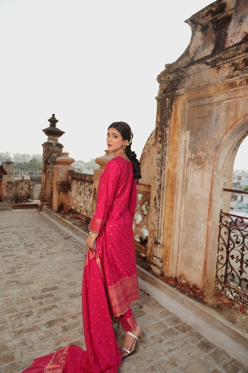 THE GULAABI RIZWANA SUIT