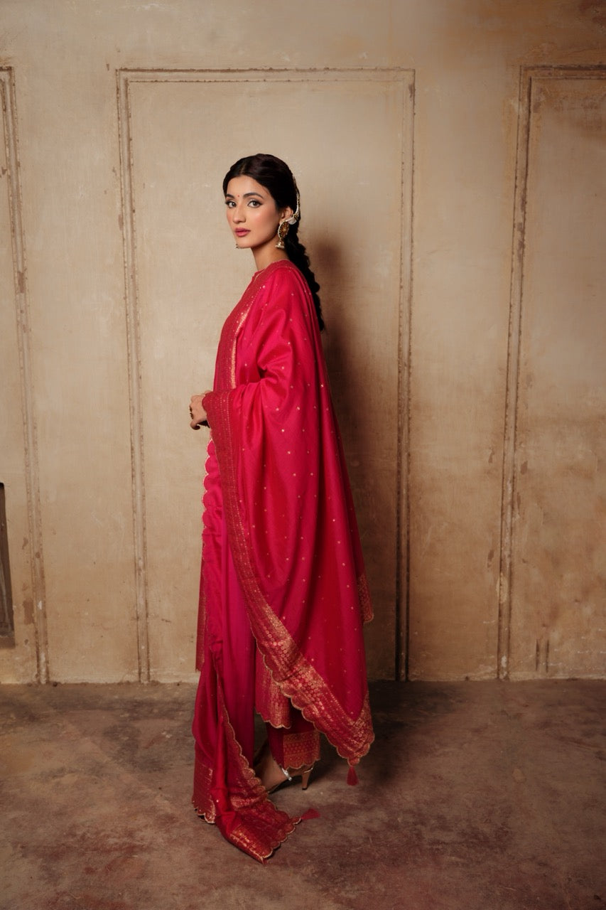 THE GULAABI RIZWANA SUIT