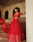 THE LAAL MINARA LEHENGA