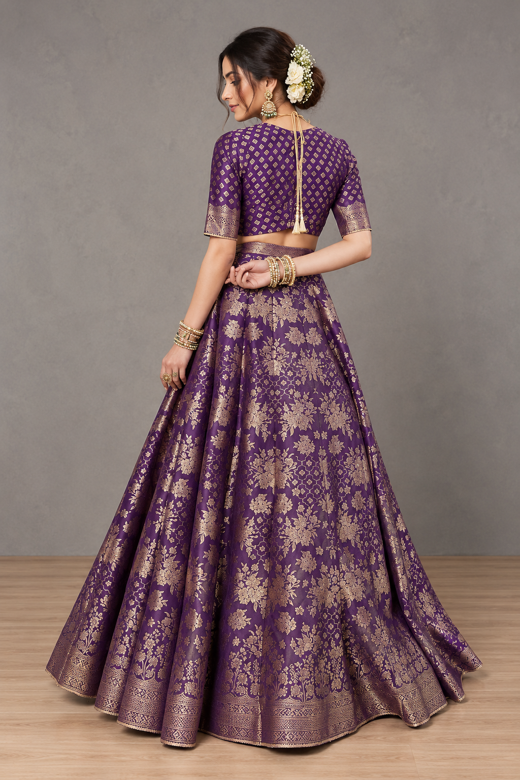 THE PURPLE HIRAYA LEHENGA