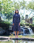LE MINUIT BLEU DRESS