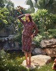 LA PRUNE ROUGE JACKET &SKIRT SET