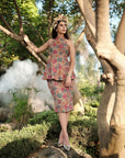 LE TOURNESOL PEPLUM TOP & SKIRT SET