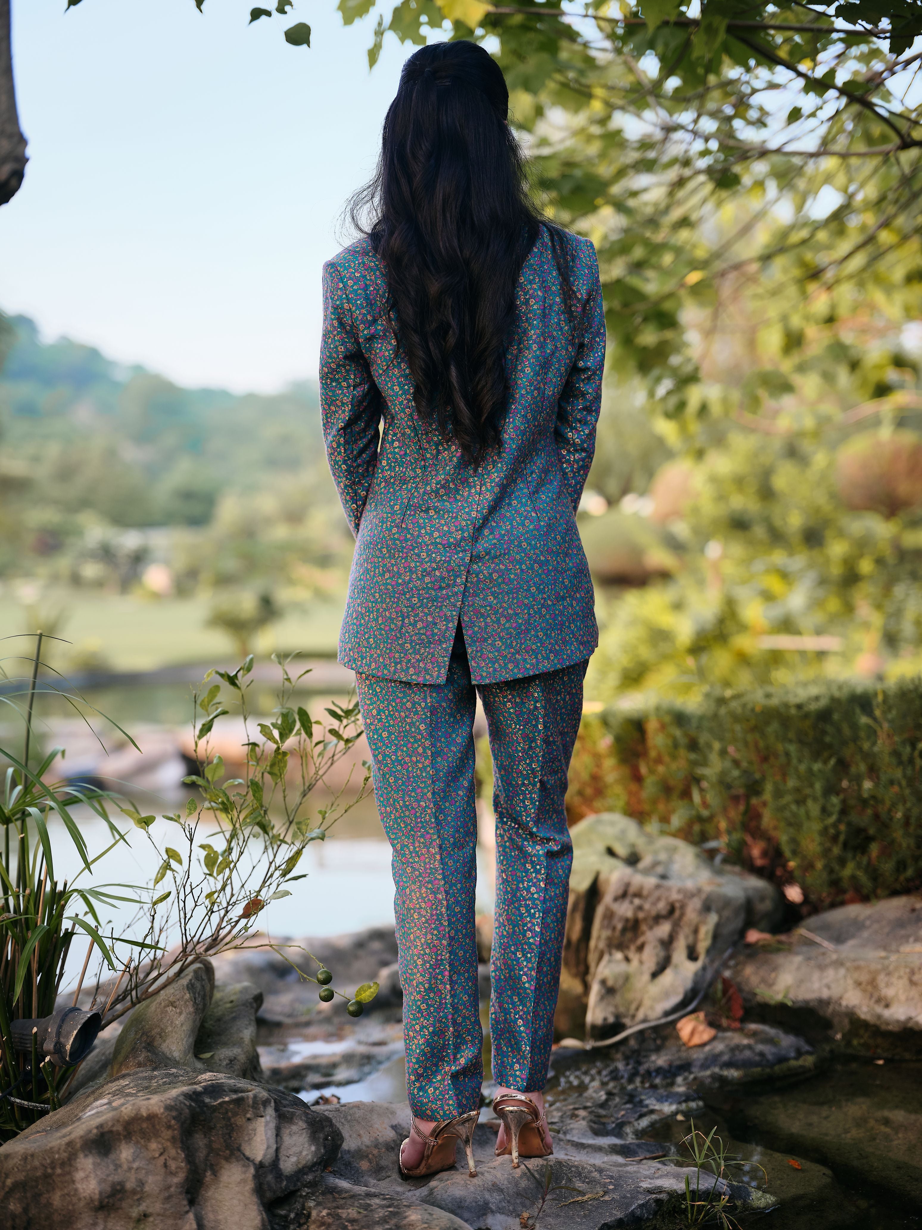 LA CÔTE D&#39;AZUR BLAZER &amp; PANTS SET