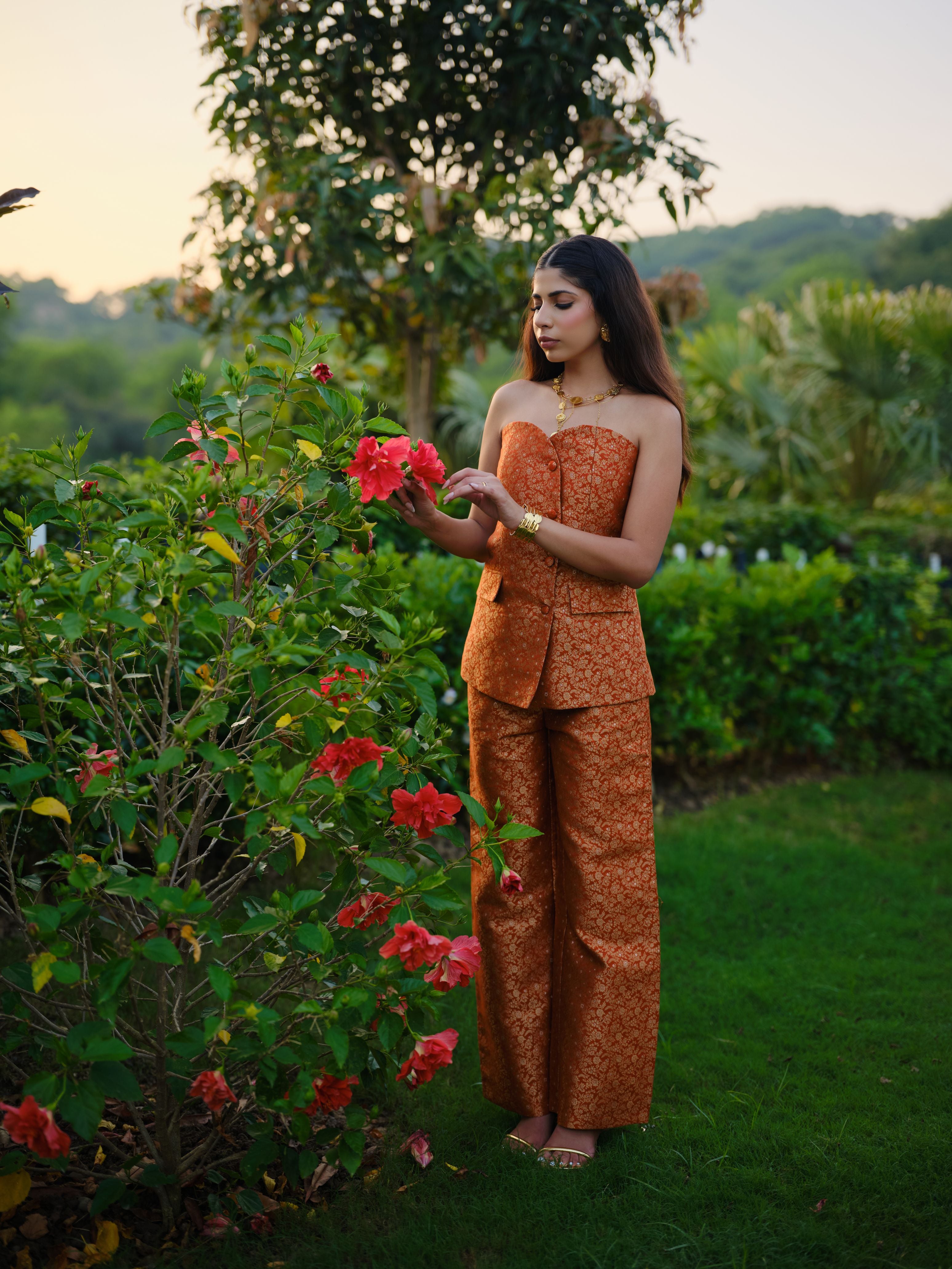 LE SOLEIL D&#39;OR BUSTIER CO-ORD SET