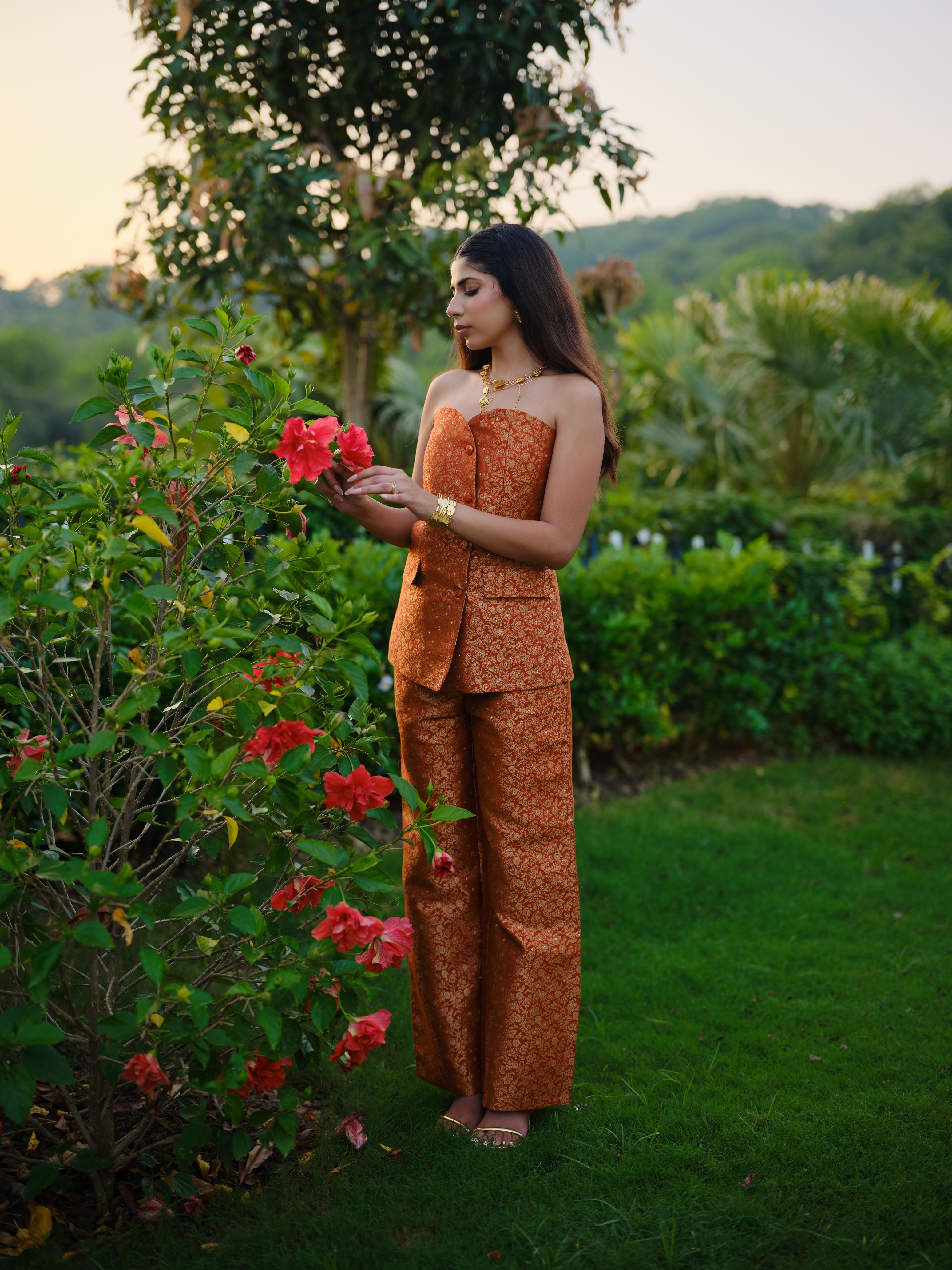 LE SOLEIL D&#39;OR BUSTIER CO-ORD SET