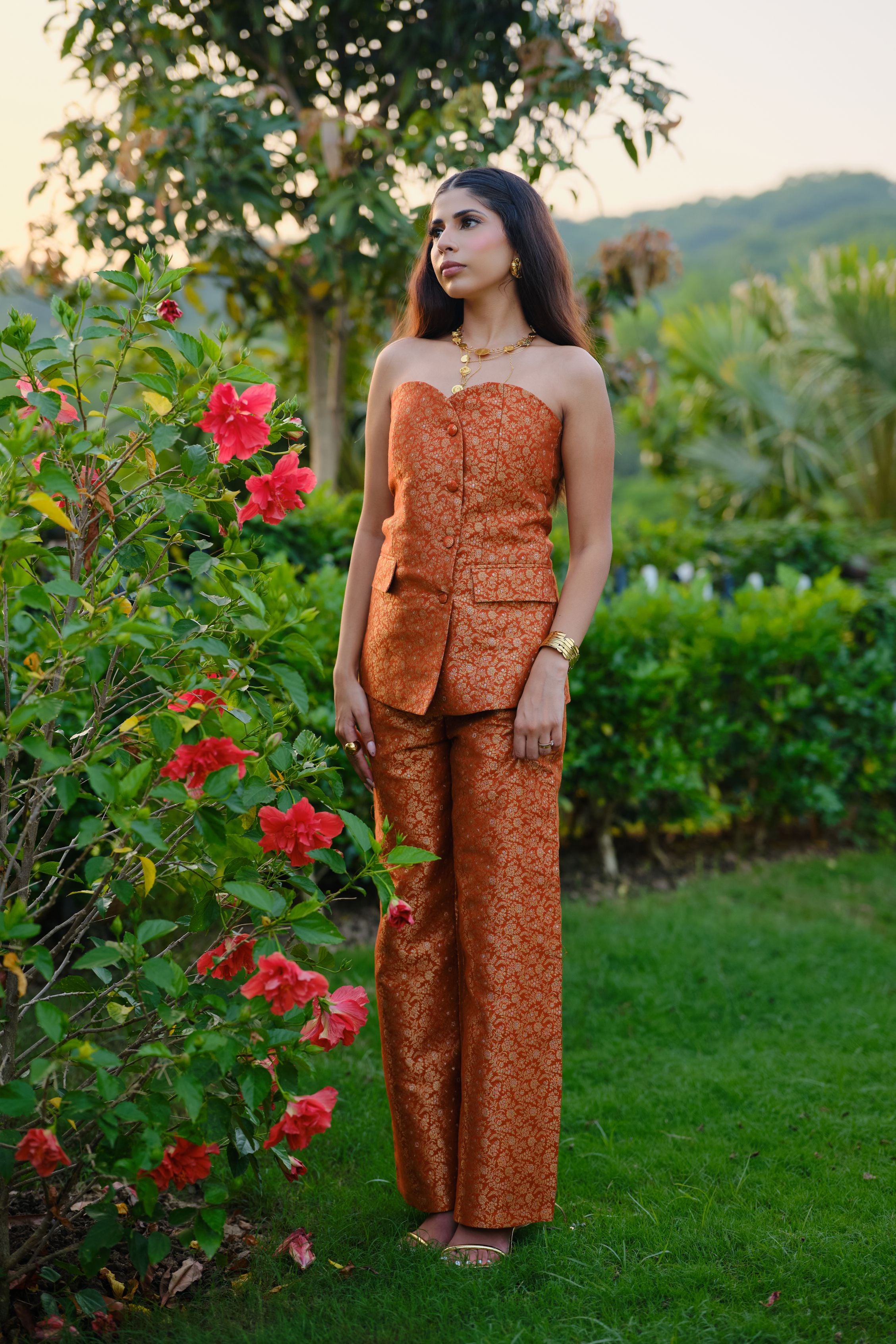 LE SOLEIL D&#39;OR BUSTIER CO-ORD SET