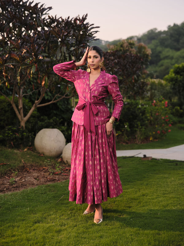 LA BELLE DE JOUR BLAZER SKIRT SET
