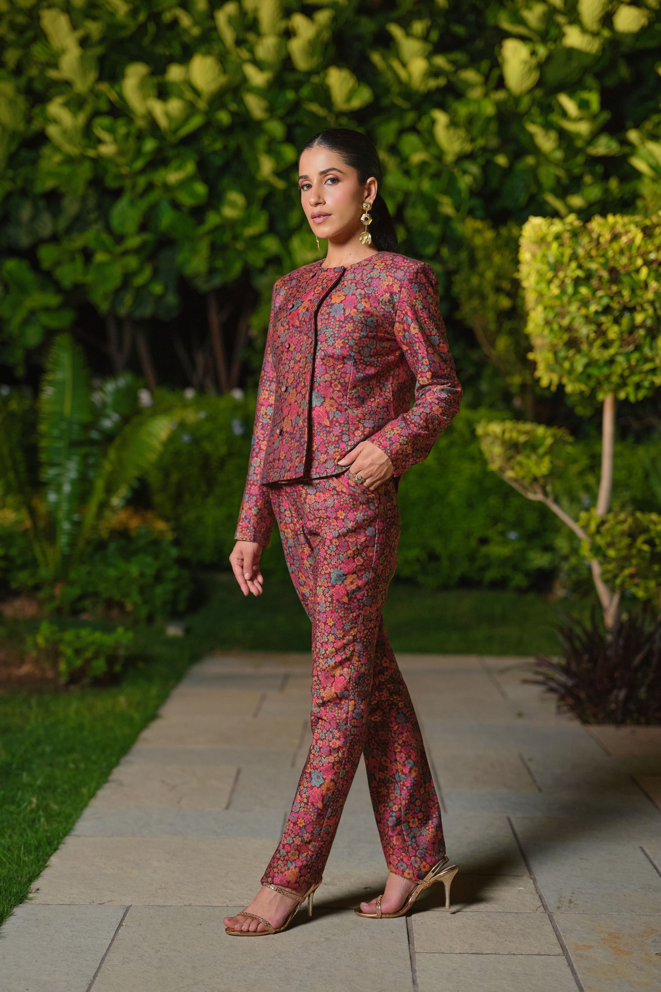 LA PETITE FLEUR JACKET &amp; PANT SET