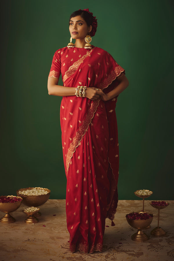 THE LAAL MEHRAN SAREE