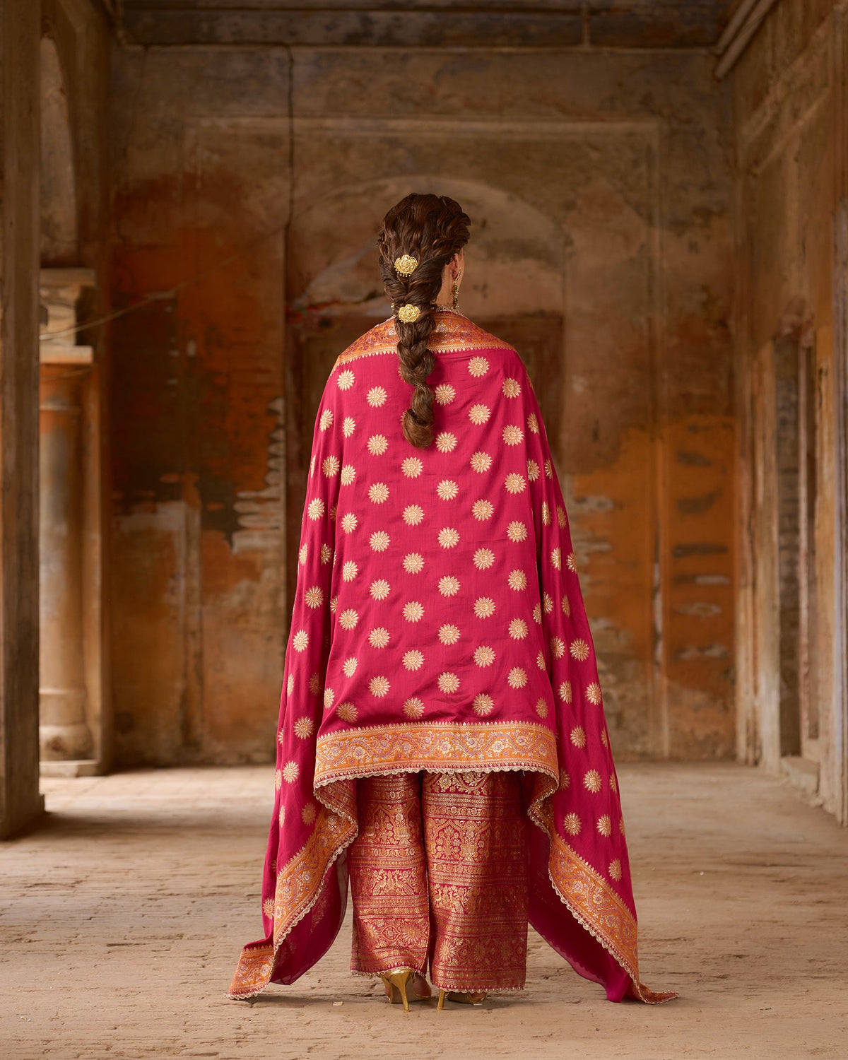 Preeto – Short A-Line Kurta with Farshi Salwar &amp; Dupatta