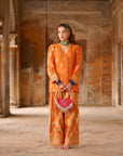 Basanti – Blazer Set with Farshi Salwar & Dupatta