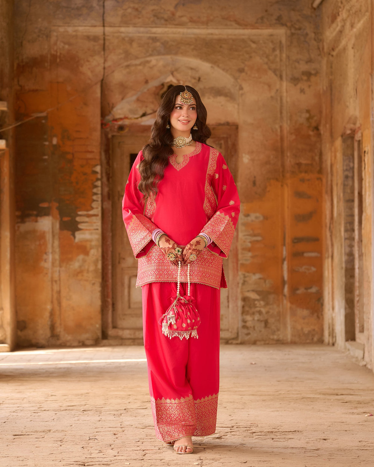 Sohni – Kurta with Farshi Salwar &amp; Dupatta
