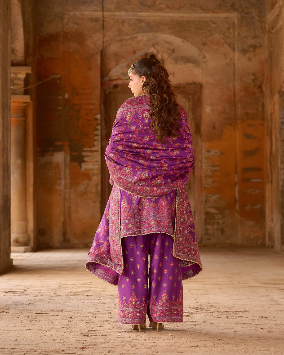 Heerni – Short A-Line Kurta with Farshi Salwar