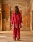 Chandni – Short Kali Kurta with Farshi Salwar & Dupatta