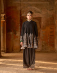 Pataka – Short Kali Kurta with Farshi Salwar & Dupatta