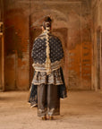 Pataka – Short Kali Kurta with Farshi Salwar & Dupatta