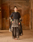 Pataka – Short Kali Kurta with Farshi Salwar & Dupatta