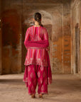 Sunehri – Short A-Line Kurta with Farshi Salwar & Dupatta