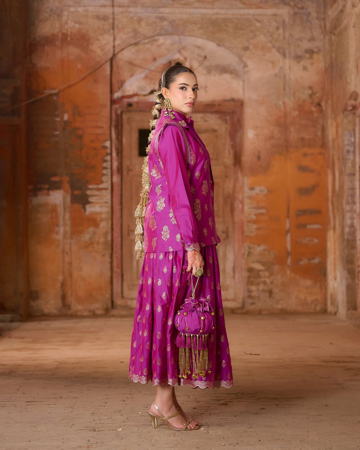 Phuljhadi – Blouse, Blazer &amp; Skirt Set