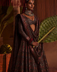 The Diwan-i-Khas Lehenga-Maroon