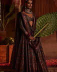 The Diwan-i-Khas Lehenga-Maroon