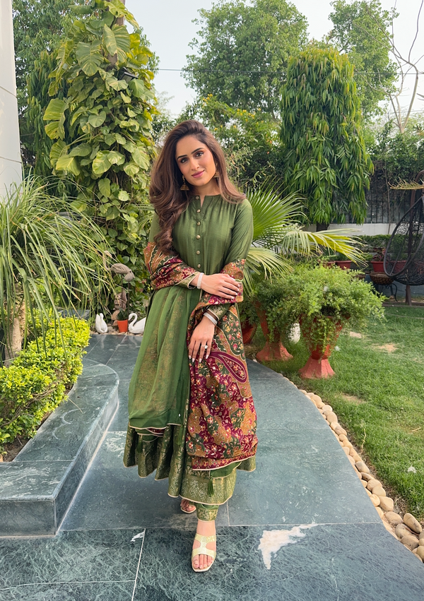 Nikita Vasdev In  Duha Anarkali