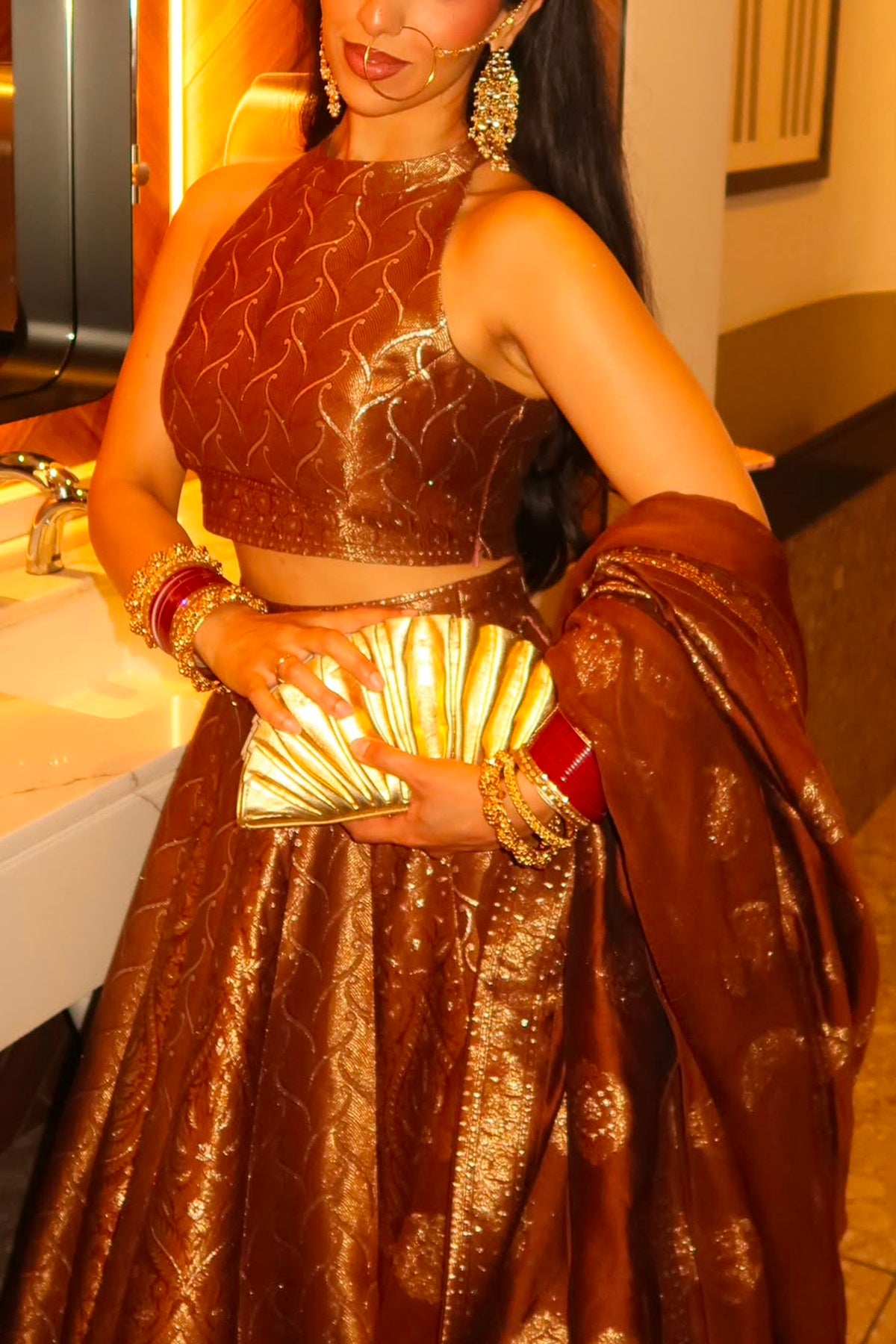 Priya Sindhu in THE SHABNAMI LEHENGA
