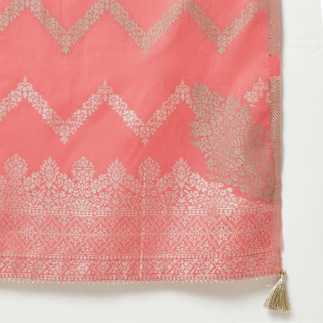 Cotton Woven Chikankari Design Unstitched Dress Material With dupatta