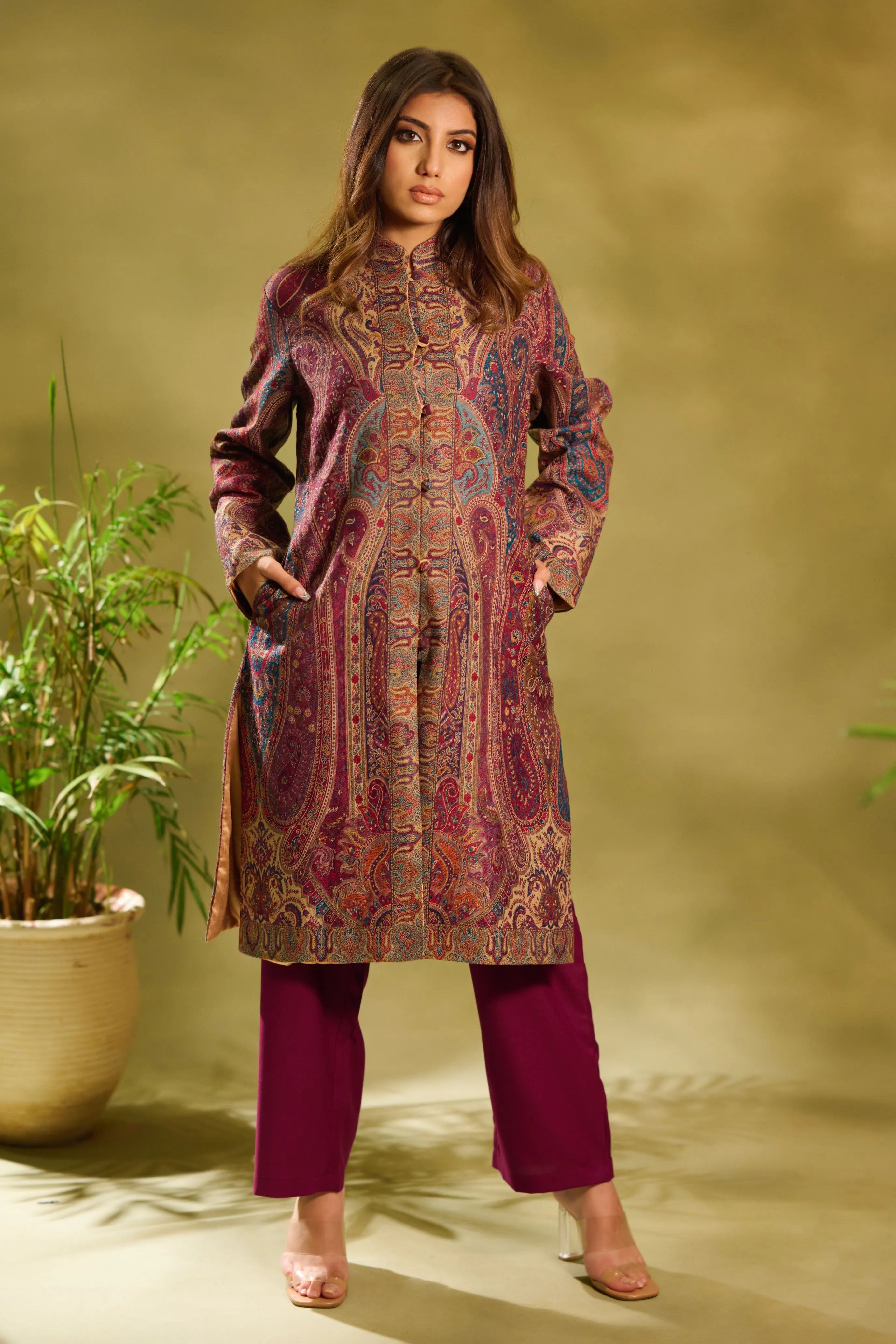 Ethnic jackets 2025 for womens online