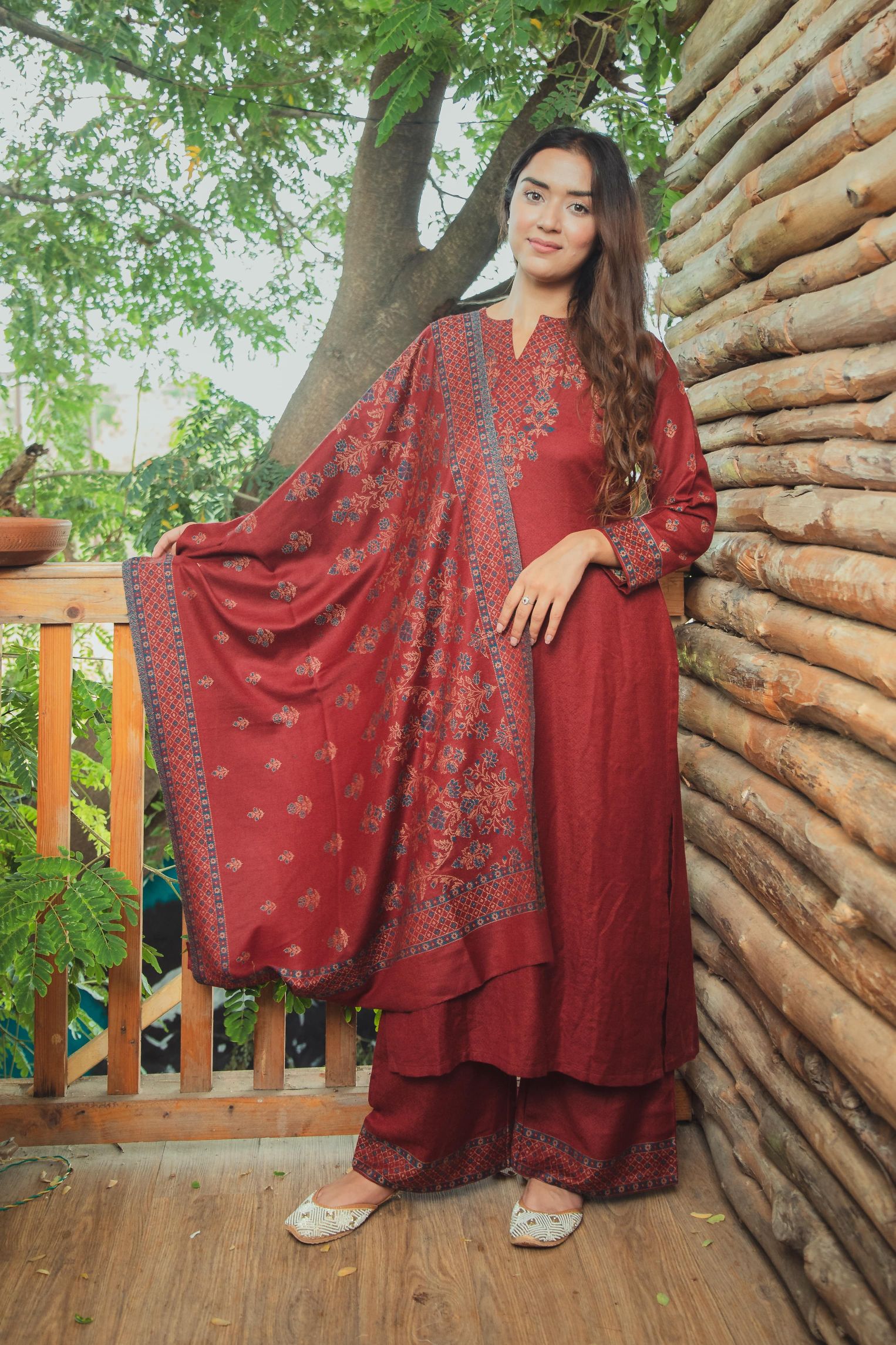 Woolen Indian Suits for Women Online Safaa World