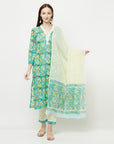 Cotton Printed Dress Material With Dupatta