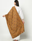 Safaa Viscose Acrylic Fabric Women's Mustard Stole