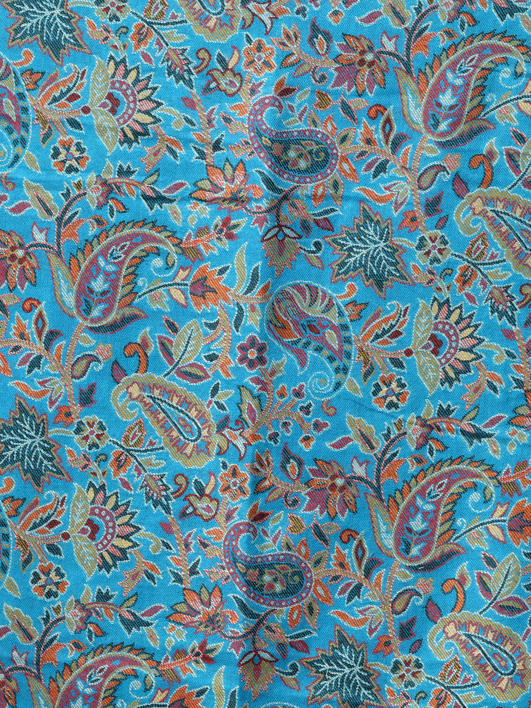 Safaa Viscose Acrylic Fabric Women's Blue Stole